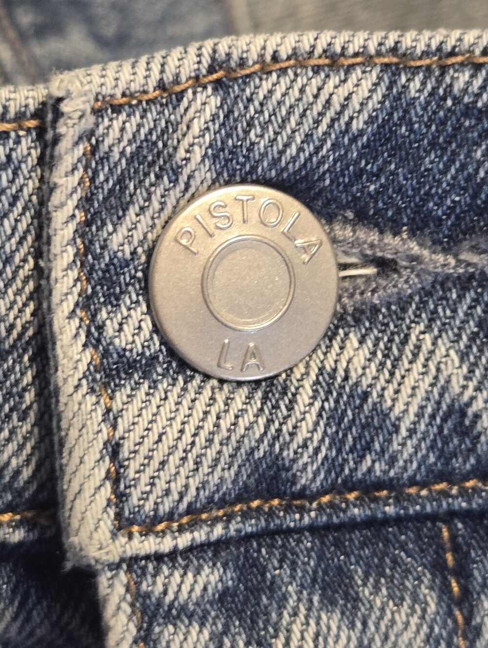 Pistola Womens Provence Wash Turner Super High Rise Crop Barrel Denim Jeans 30 - Picture 8 of 11